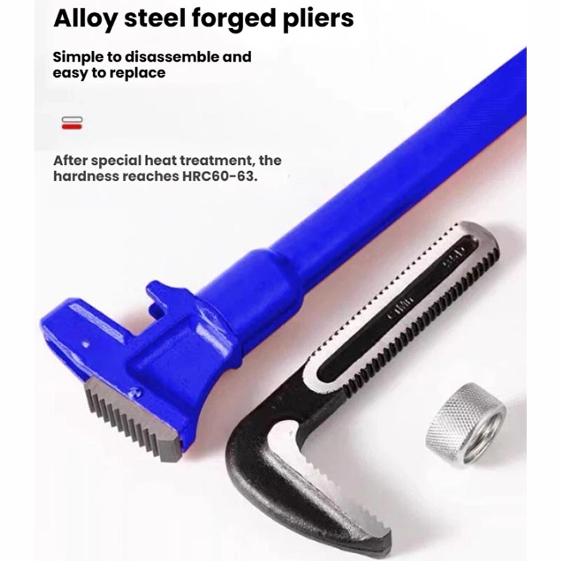 Pipe Wrench Adjustable - Kunci Pipa Teleskopik dengan Gagang Ekstensi
