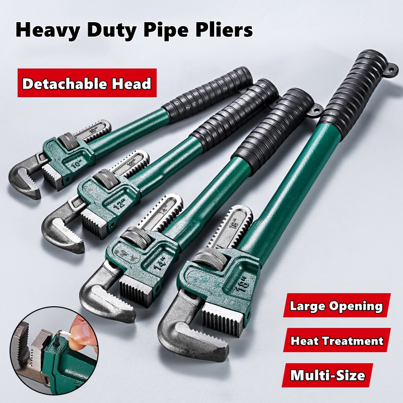 Pipe Wrench Adjustable - Kunci Pas Pipa Lurus Baja Karbon
