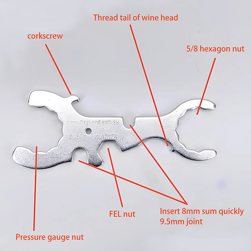 Pipe Wrench Adjustable - KegLand 7 In 1 Kunci Pas