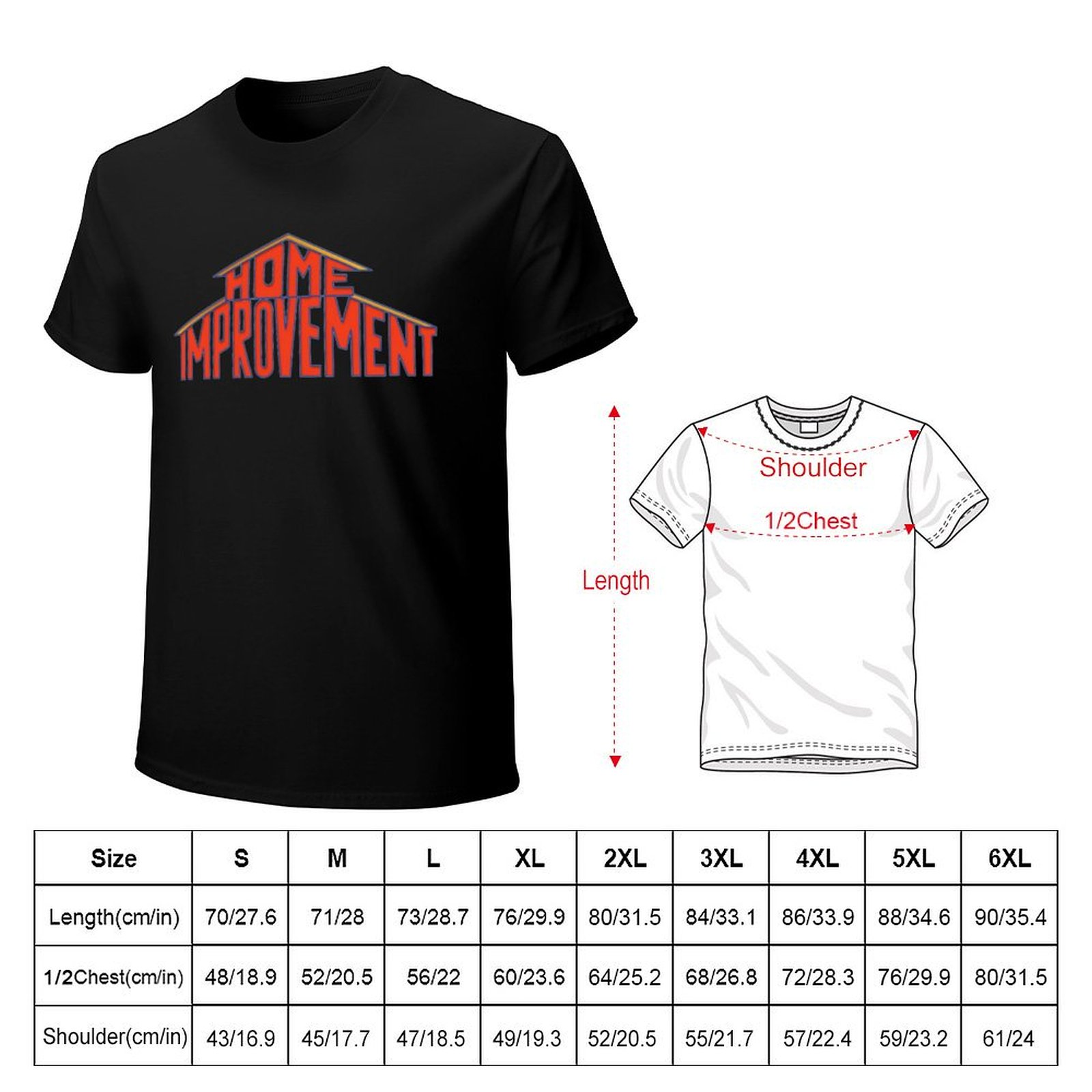 Kaos Logo Renovasi Rumah 90-an - Home Improvement Logo Design ulasan dan harga