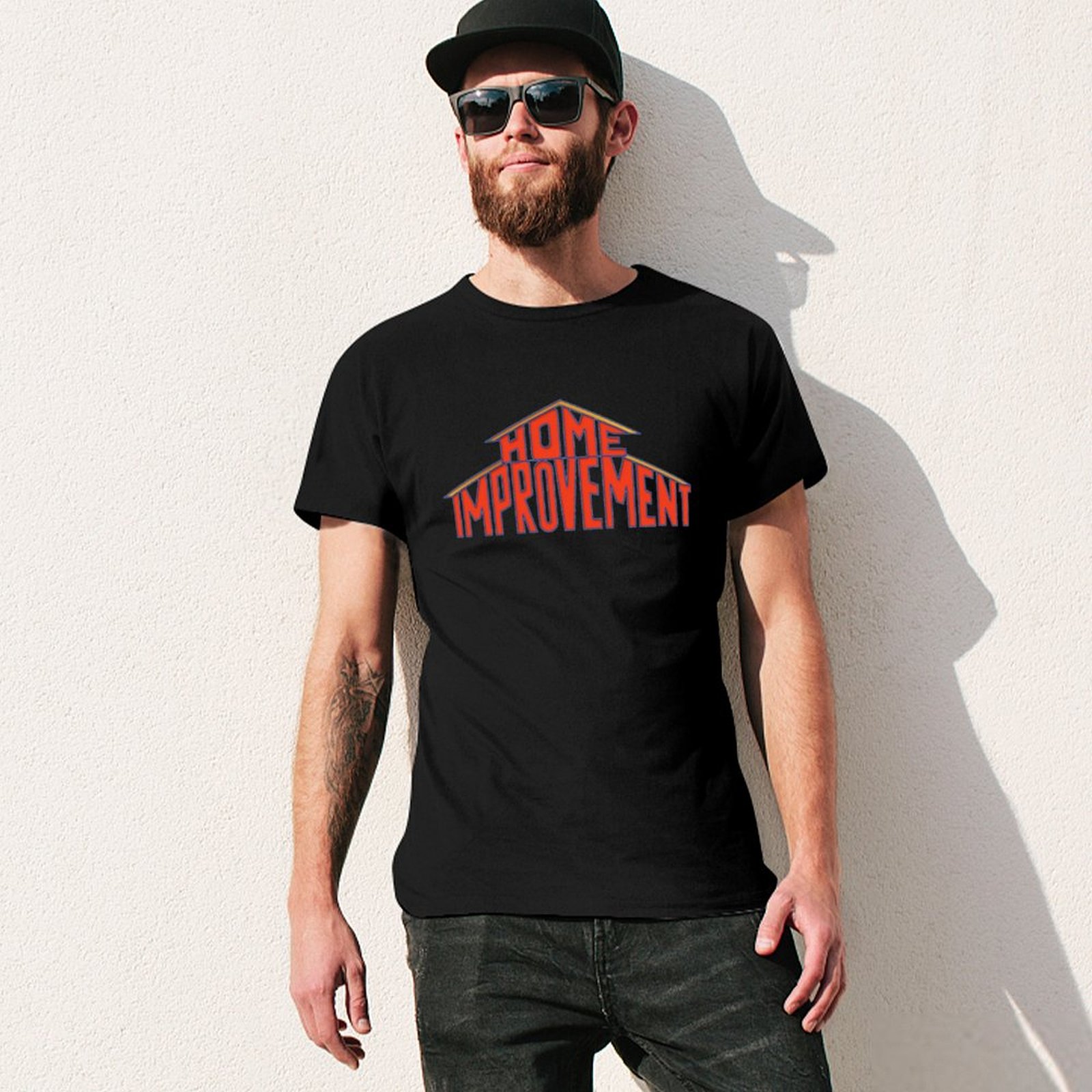 Kaos Logo Renovasi Rumah 90-an - Home Improvement Logo Design ulasan dan harga