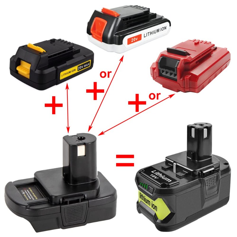 Adaptor Baterai ALASICKA BPS18 - Black+Decker Tool Cordless ulasan dan harga