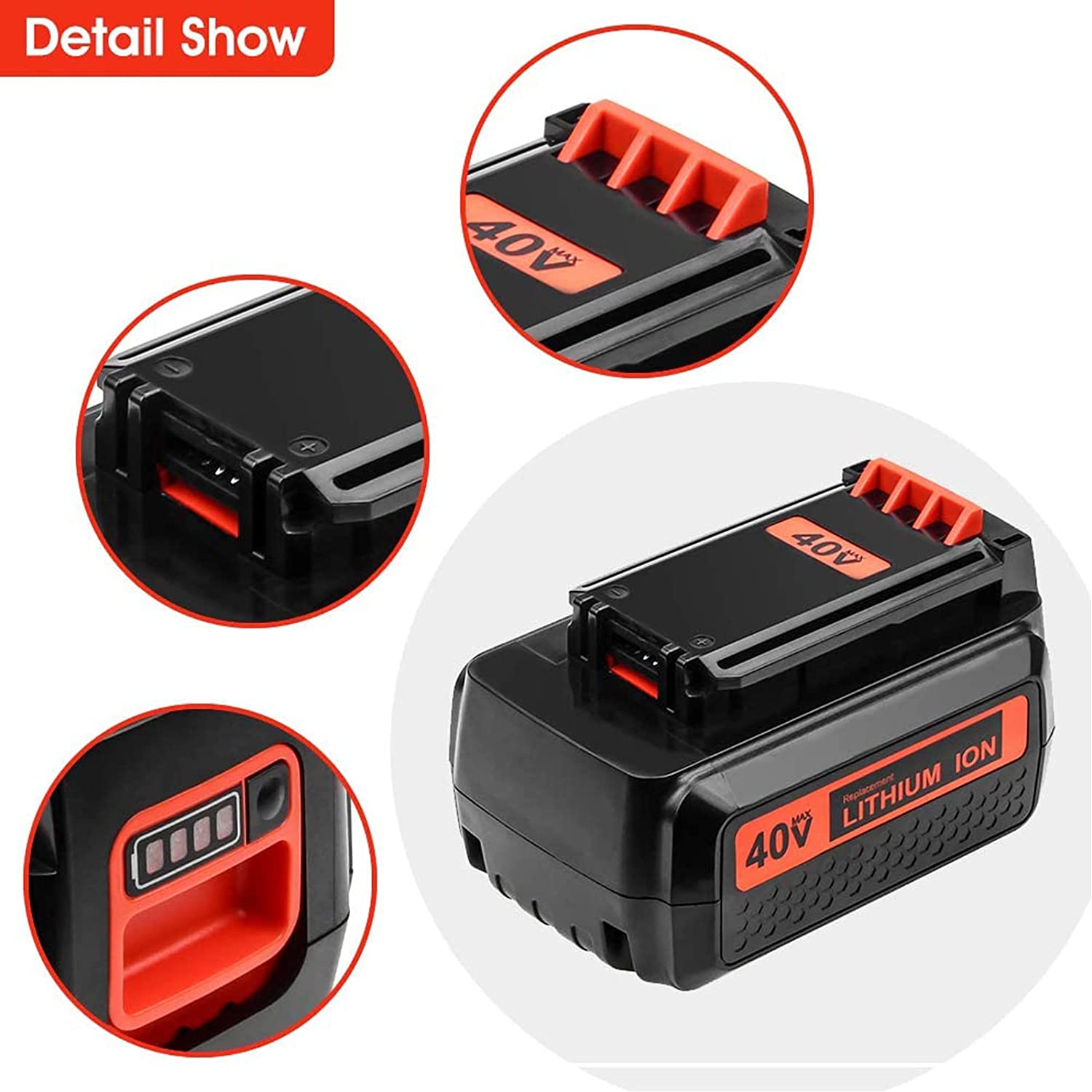 Baterai Pengganti 36V/40V 3,5A - Black+Decker Tool Cordless ulasan dan harga