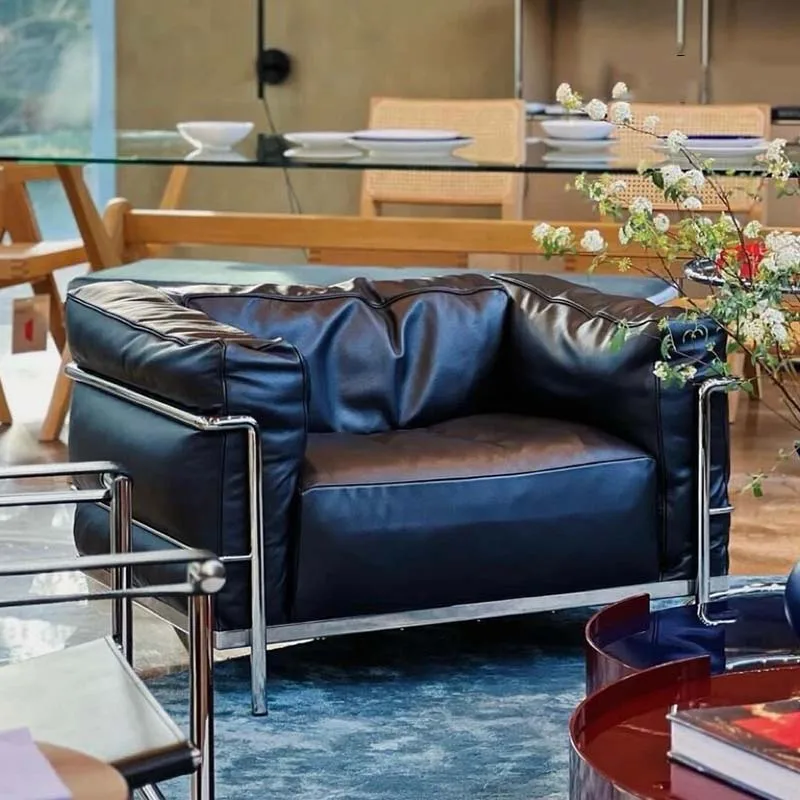 Sofa Kulit Mewah Hitam, Desain - Home Improvement And Services ulasan dan harga