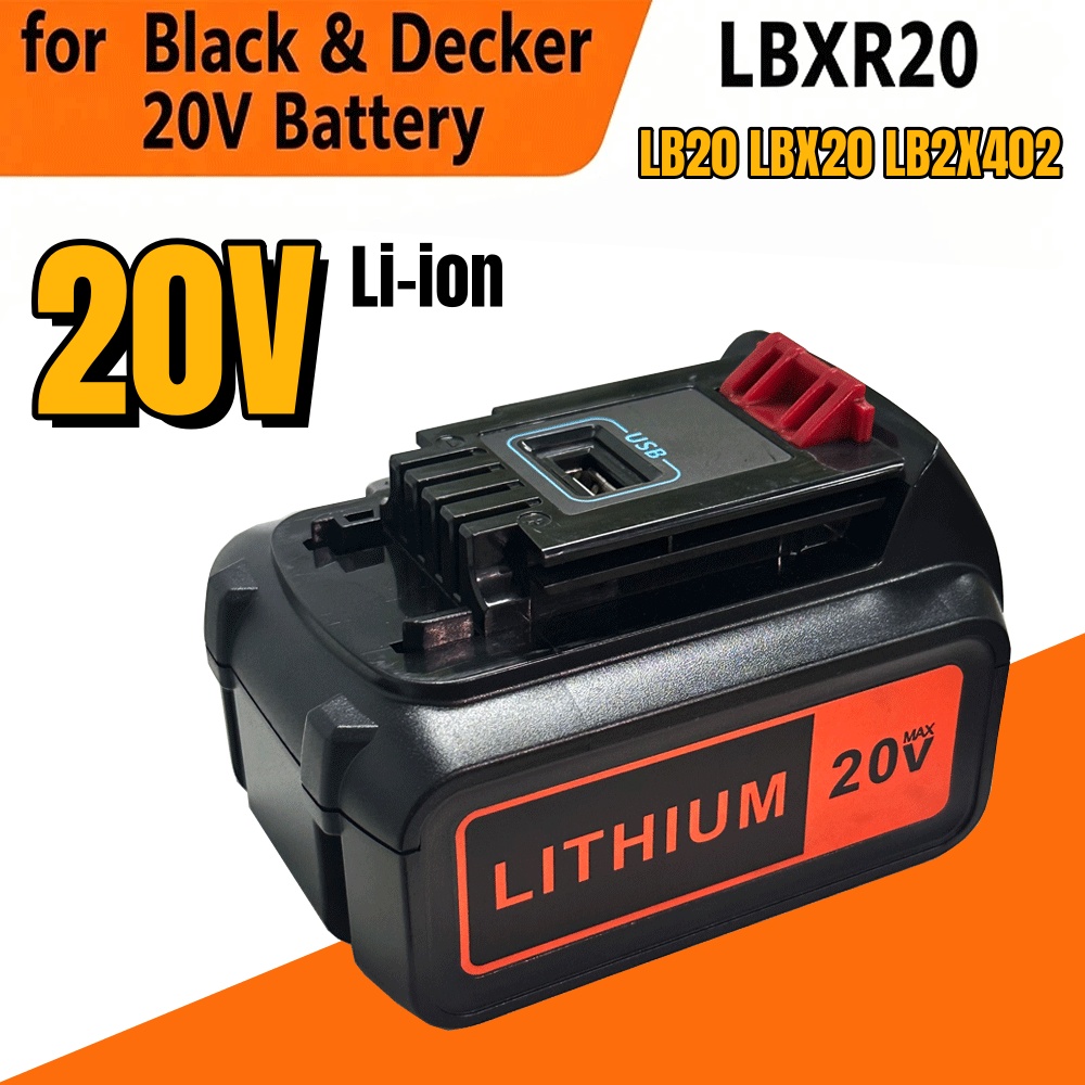 Baterai Pengganti 6000MAh 18V  - Black+Decker Tool Cordless ulasan dan harga